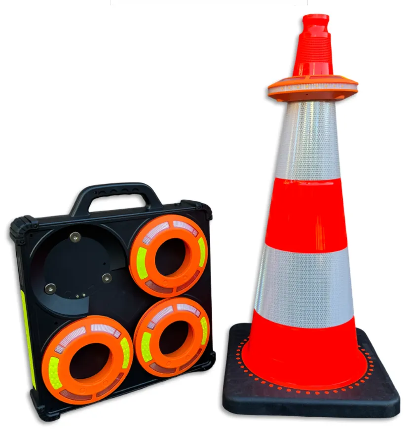 Öryggisljós á keilur (LED) (1/2)
