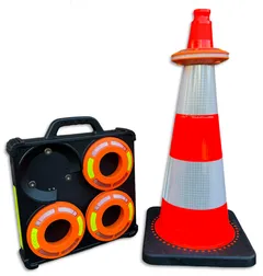 Öryggisljós á keilur (LED) til leigu (1)
