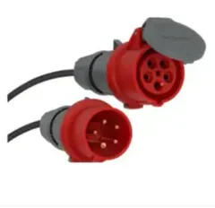 16 amp 3 fasa framlengingarsnúra 25m til leigu (2)