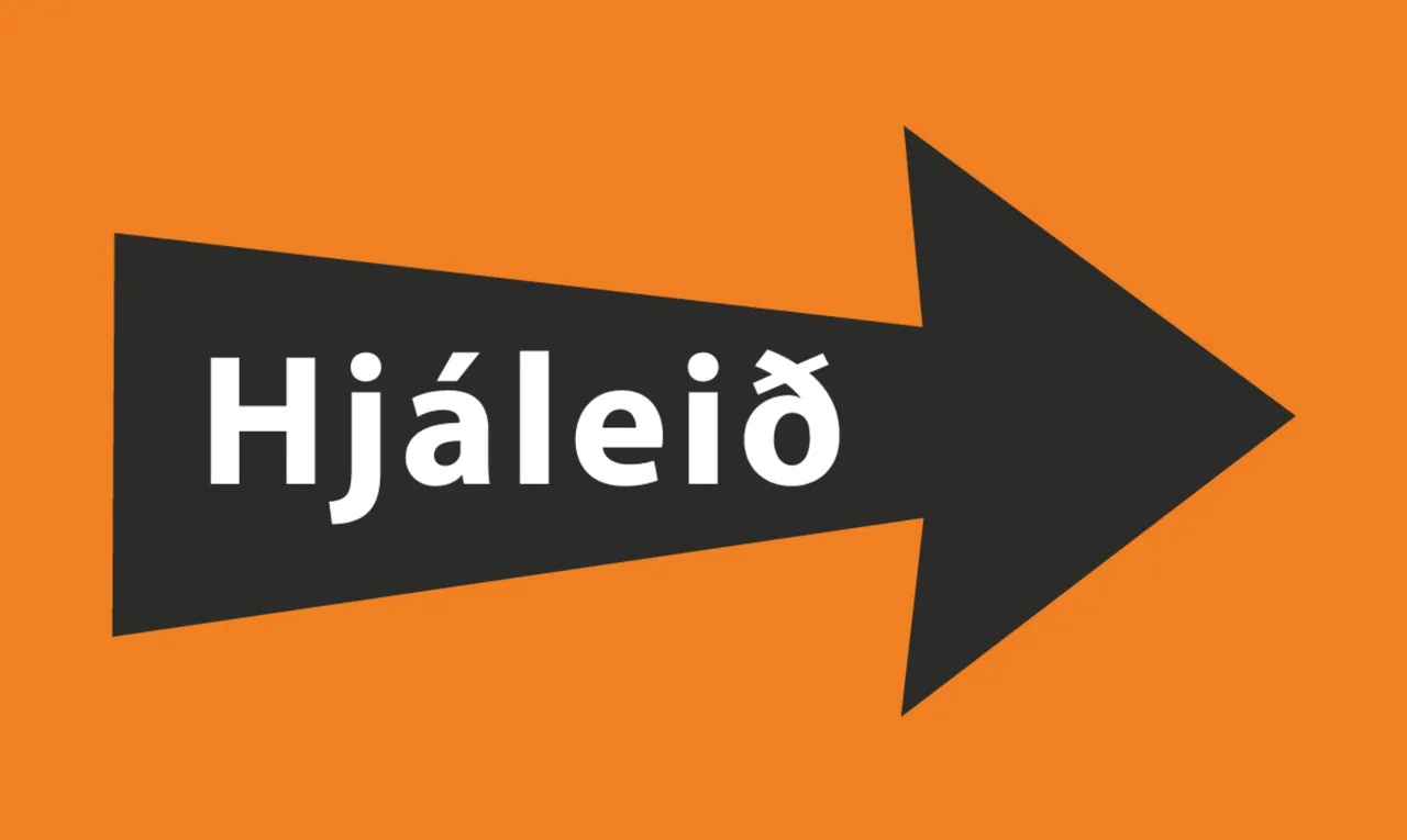 Hjáleiðarskilti